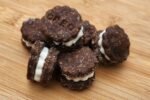 Oreo-inspired Sandwich cookie dog treats